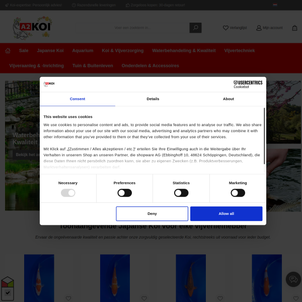 a2koi.nl website