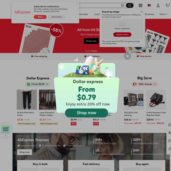pt.aliexpress.com website