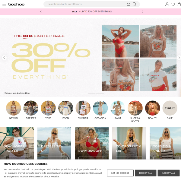 boohoo website