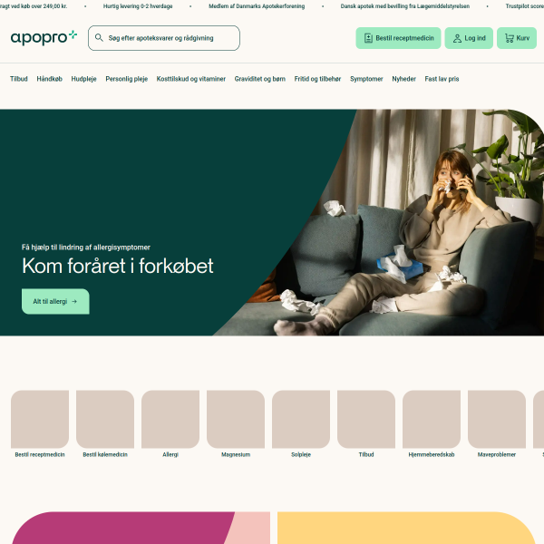 apopro.dk website