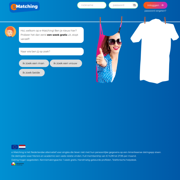 e-matching.nl website