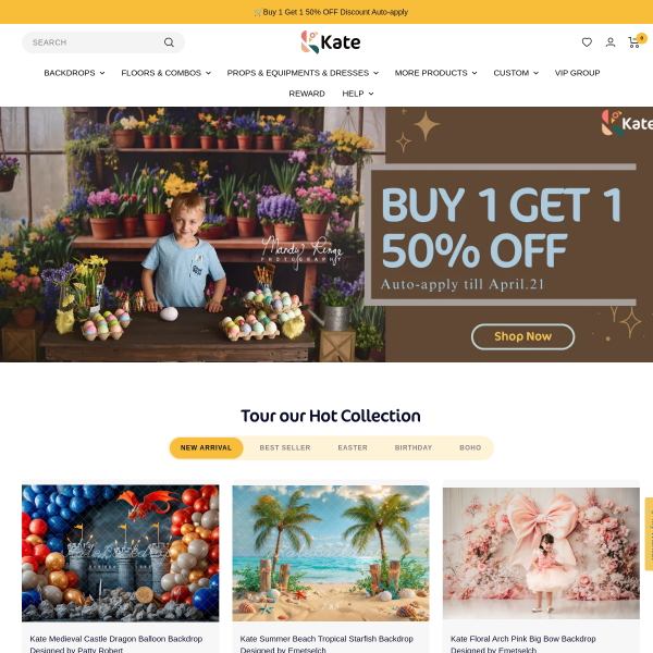 katebackdrop.co.uk website