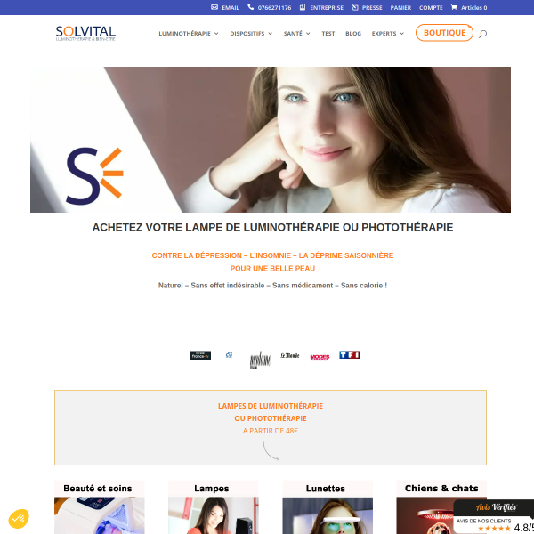 solvital.fr website