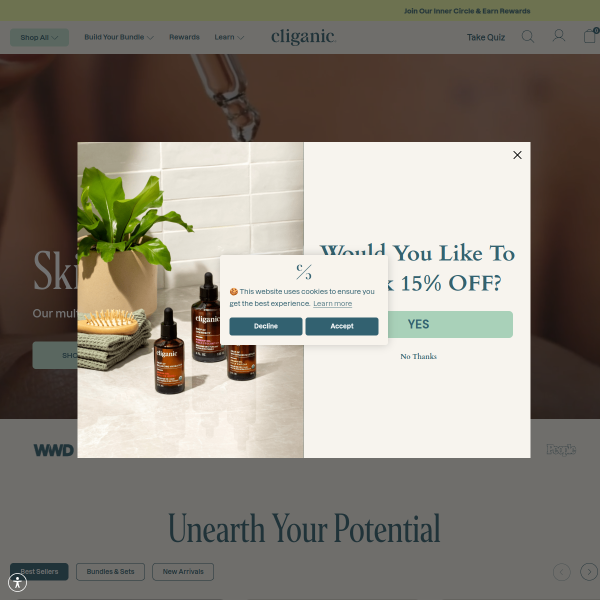 cliganic.com website