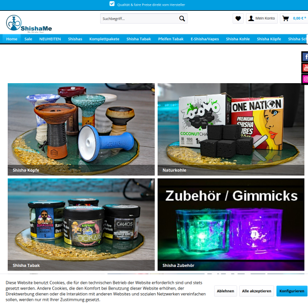 shisha-me.de website