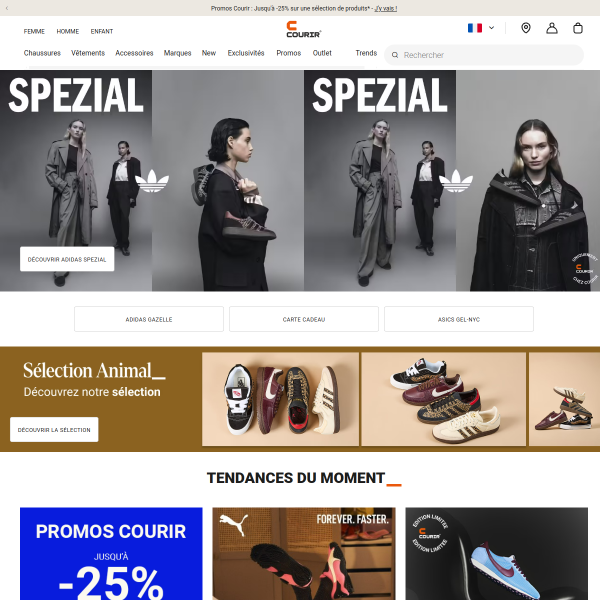 courir.com website