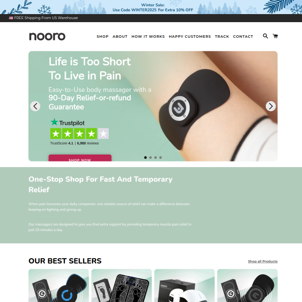 nooro-us.com website