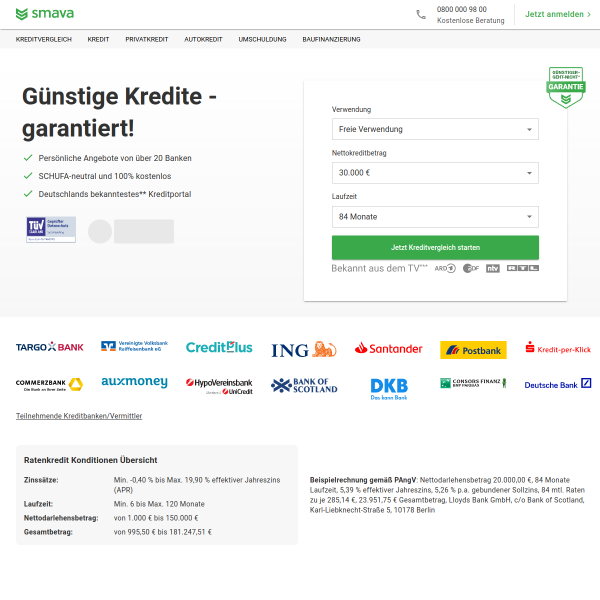 smava.de website