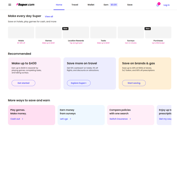 super.com website