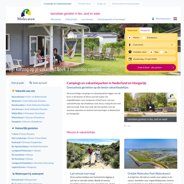 molecaten.nl website