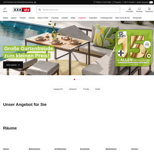 xxxlutz.de website