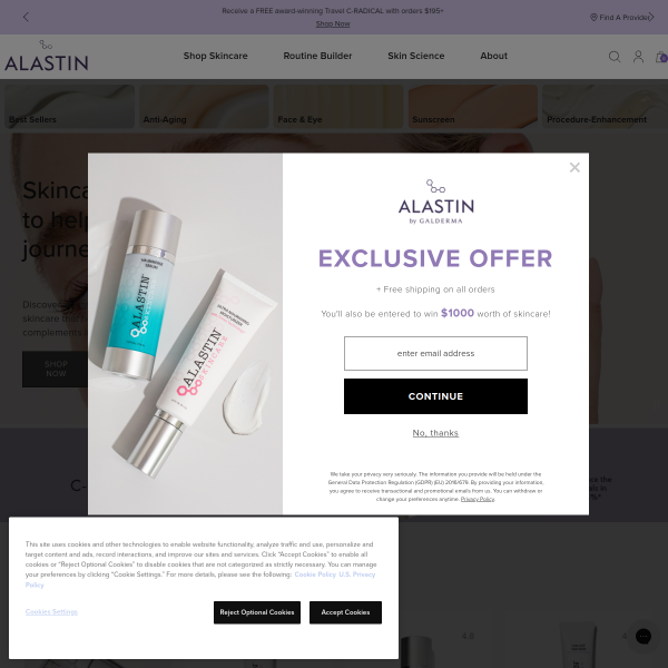 alastin.com website