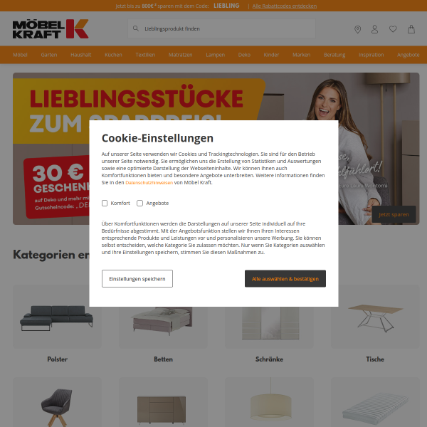 moebel-kraft.de website