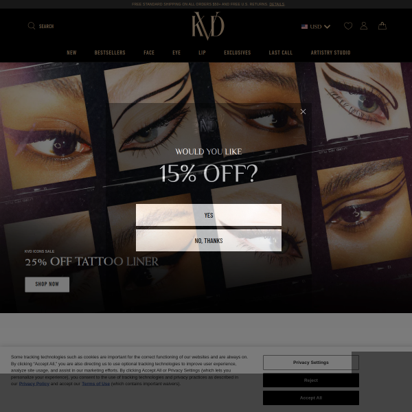 kvdveganbeauty website