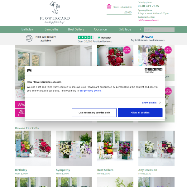 flowercard website