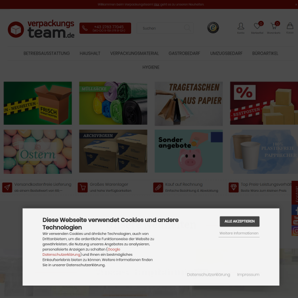 verpackungsteam.de website