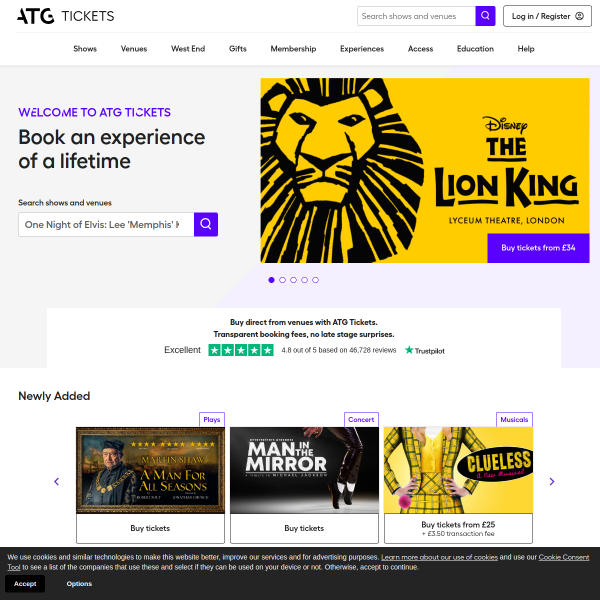 atgtickets.com website