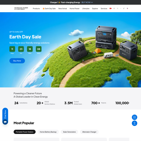 bluettipower.com website