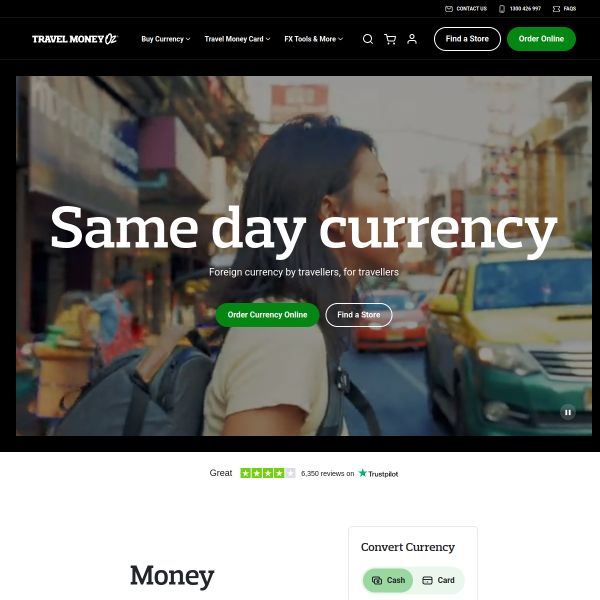 travelmoneyoz.com website
