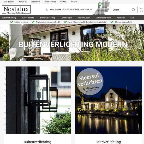 nostalux.nl website