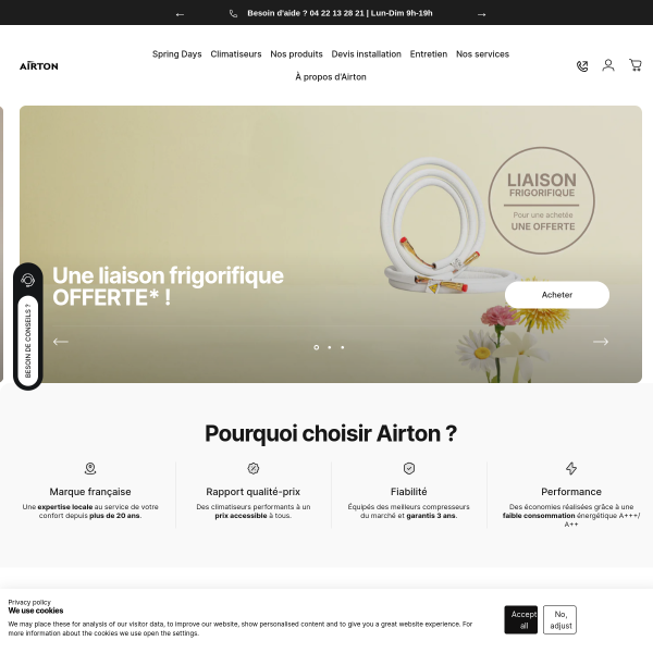 airton.shop website