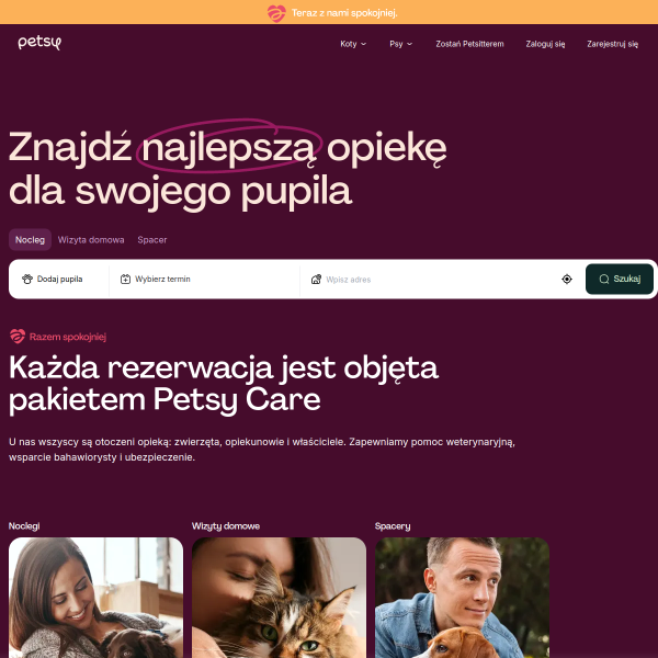petsy.pl website