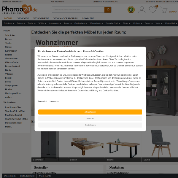 pharao24.de website
