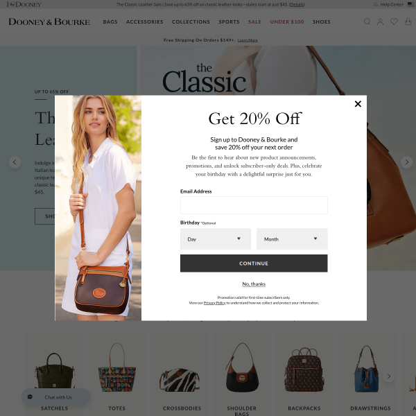 Dooney website
