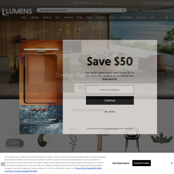 Lumens website