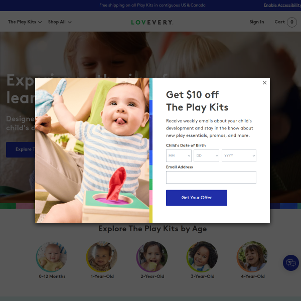 Lovevery website