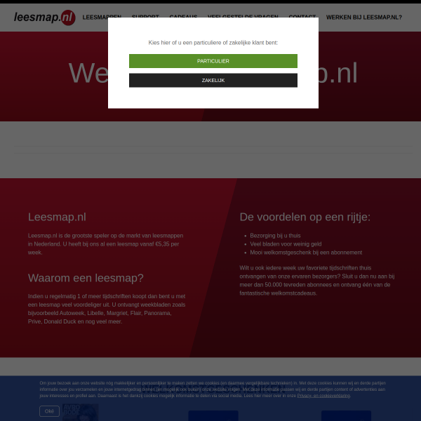 leesmap.nl website