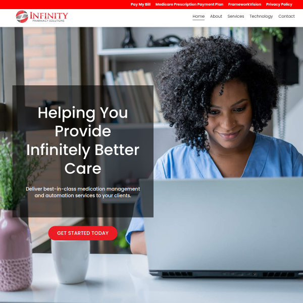 infinitypharmacy.com website