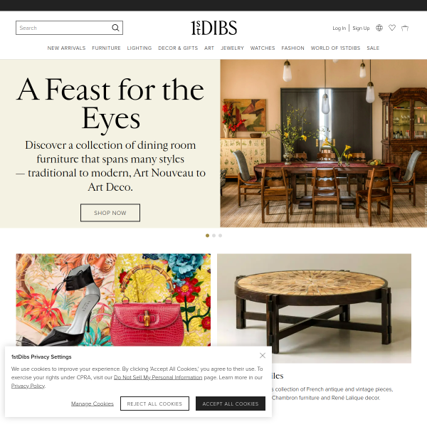 1stdibs website