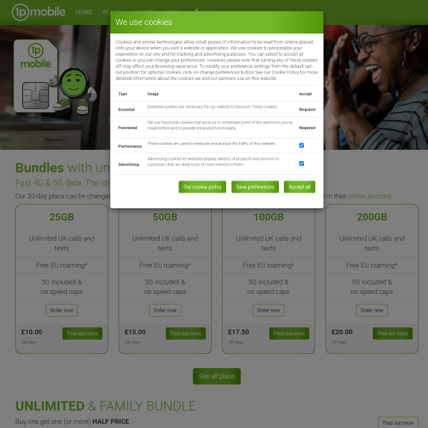 1pmobile.com website