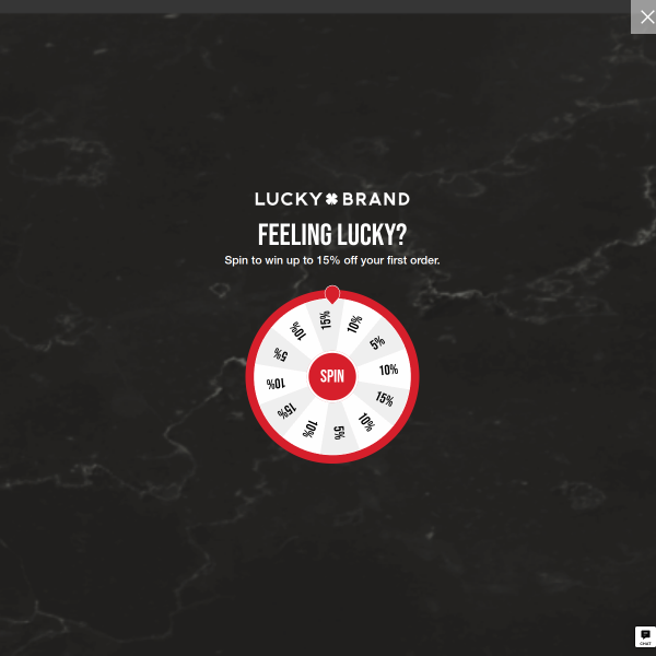 Lucky Brand website