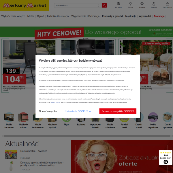 merkurymarket.pl website