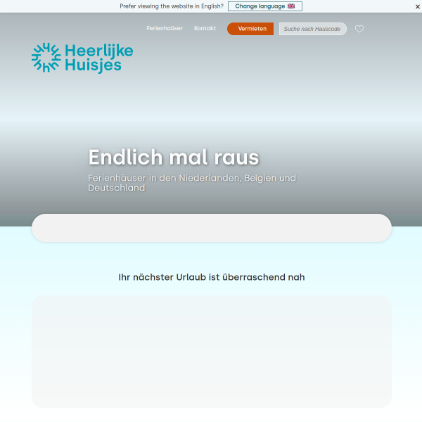 heerlijkehuisjes.de website