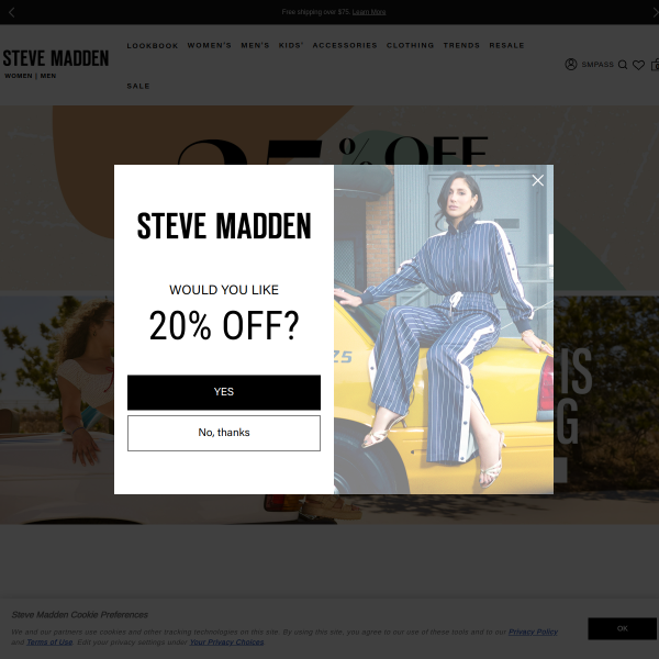 Steve Madden website