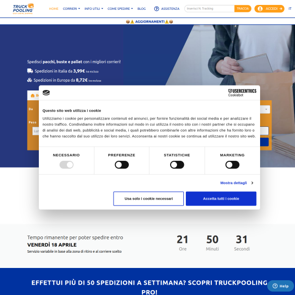 truckpooling.it website