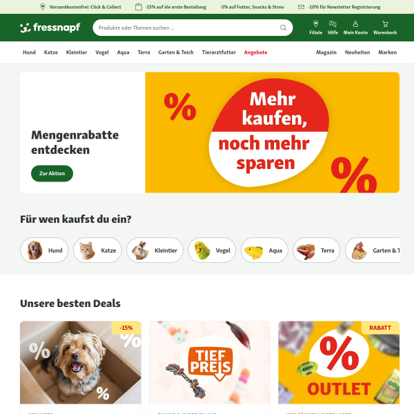 fressnapf.ch website