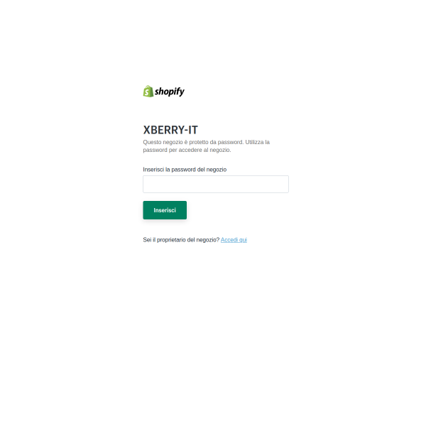 xberry.it website