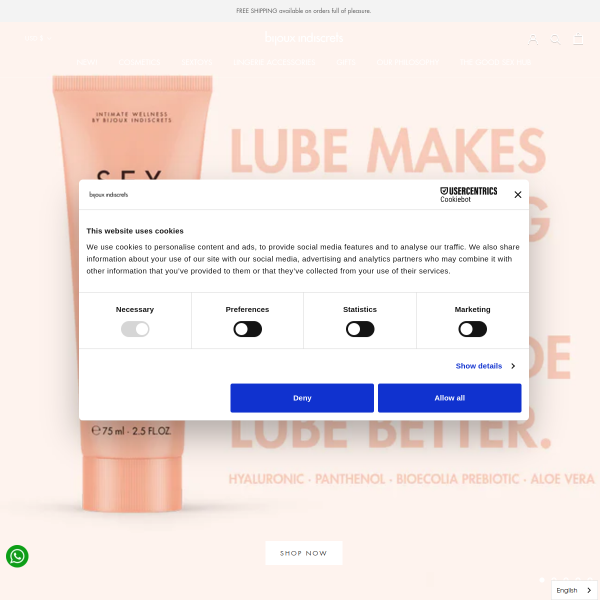 bijouxindiscrets.com website