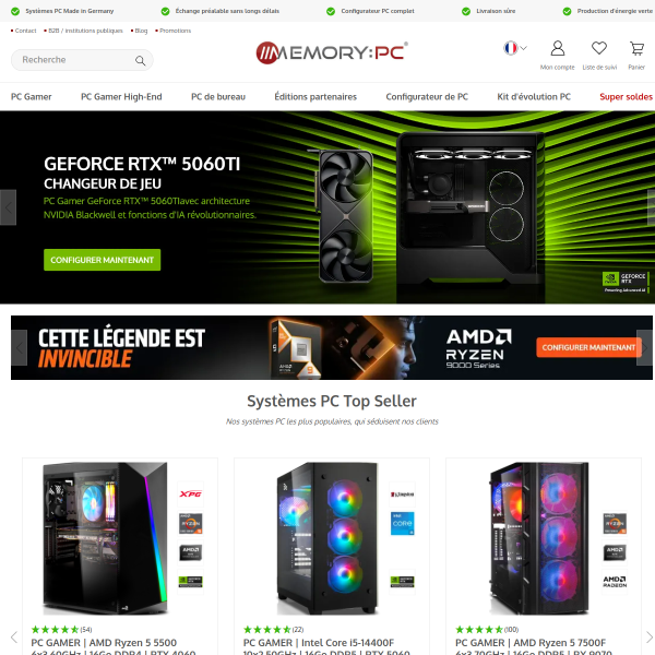 memorypc.fr website