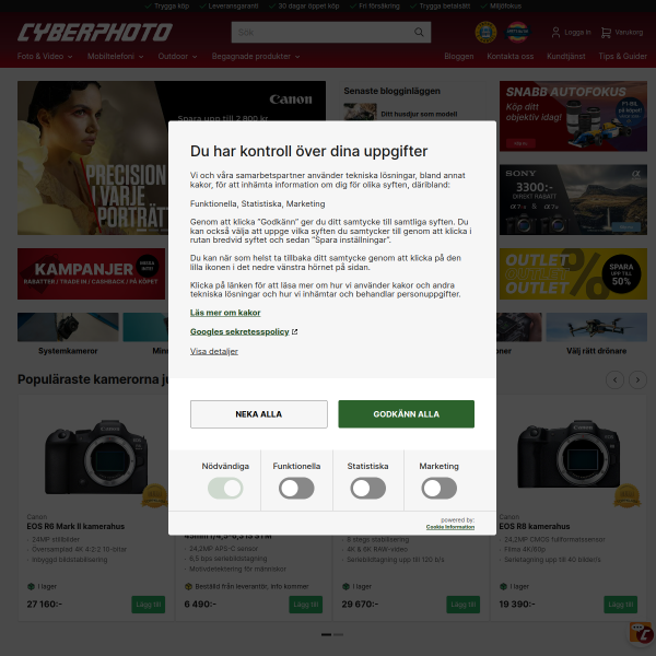 cyberphoto.se website