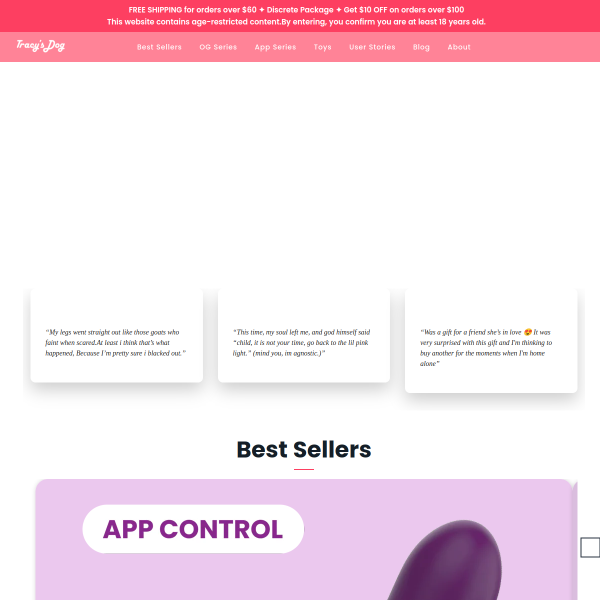 tracysdog.com website