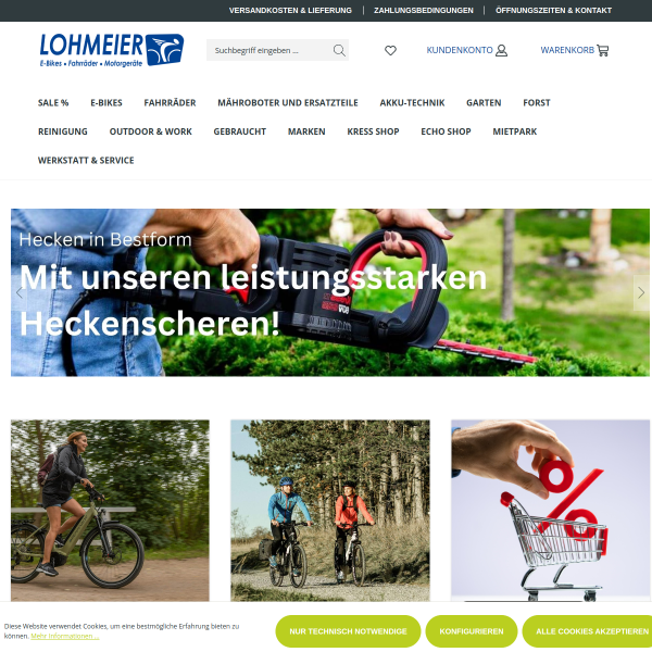 lohmeier-shop.de website