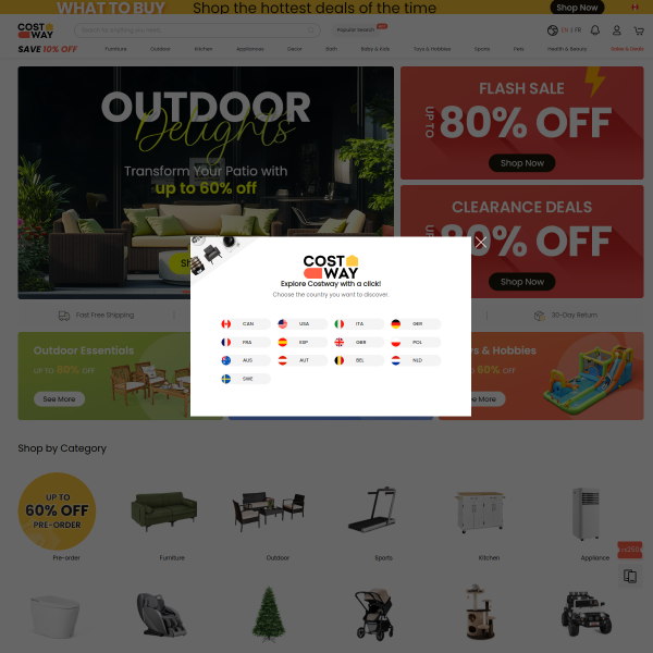 costway website