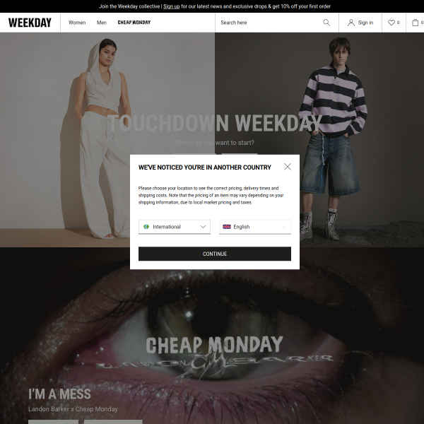 Weekday website