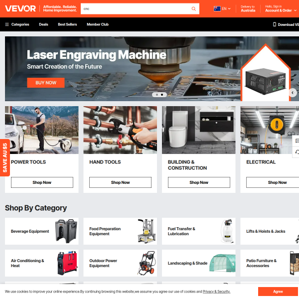 vevor website
