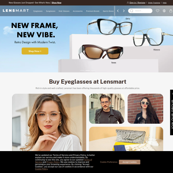 lensmartonline website